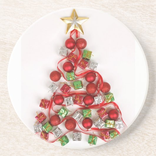 Dessous De Verre En Grès Joyeux Noël (Devant)