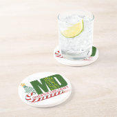 Dessous De Verre En Grès JOYEUX NOËL d'anesthésiste (Côté)
