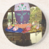 Dessous De Verre En Grès Joyeux Pâques (Devant)