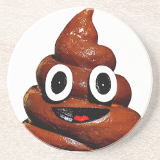 Dessous De Verre En Grès joyeux pote emoji (Devant)
