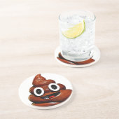 Dessous De Verre En Grès joyeux pote emoji (Côté)