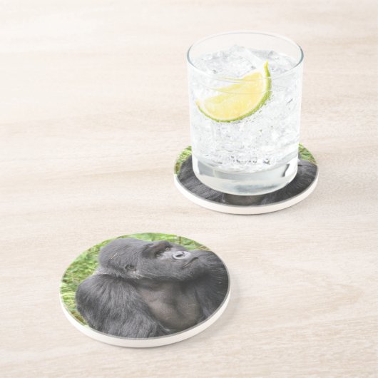 Dessous De Verre En Grès Joyeux singe (Côté)