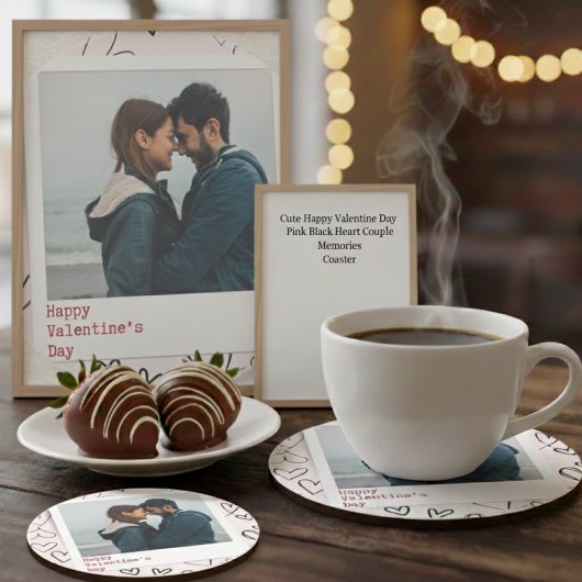 Dessous De Verre En Grès Joyeux Valentines Jour Moderne Design Romantique P