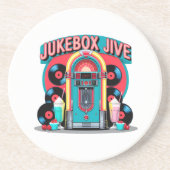 Dessous De Verre En Grès Jukebox Jive (Devant)