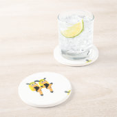 Dessous De Verre En Grès jumeaux émoji (Côté)