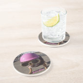 Dessous De Verre En Grès Juno prêt à rouler ! (Côté)