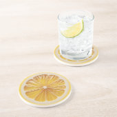 Dessous De Verre En Grès Jus de Fruits de tranches de citron (Côté)
