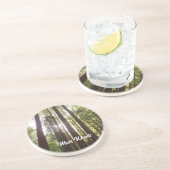 Dessous De Verre En Grès Jusqu'aux séquoias le matin (Côté)
