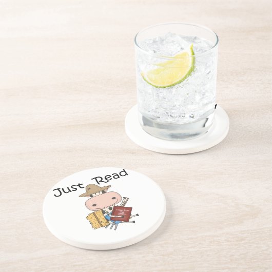 Dessous De Verre En Grès Juste lu (Côté)