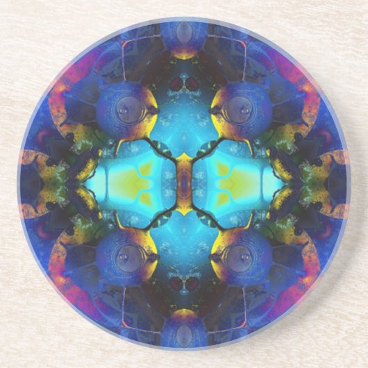 Dessous De Verre En Grès Kaleidoscope 1 (Devant)