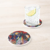 Dessous De Verre En Grès Kandinsky 1913 Peinture Abstraite (Côté)