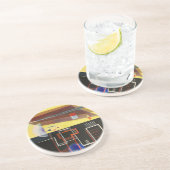 Dessous De Verre En Grès Kandinsky Inner Alliance Abstraite (Côté)