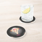 Dessous De Verre En Grès kawaii aries (Côté)