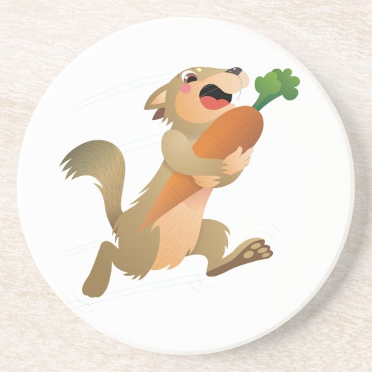 Dessous De Verre En Grès Kelossus, Happy Topher Gopher (Devant)