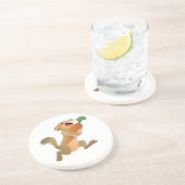 Dessous De Verre En Grès Kelossus, Happy Topher Gopher (Côté)