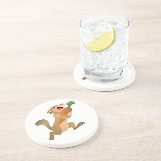 Dessous De Verre En Grès Kelossus, Happy Topher Gopher (Côté)