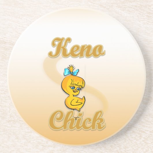 Dessous De Verre En Grès Keno Chick (Devant)