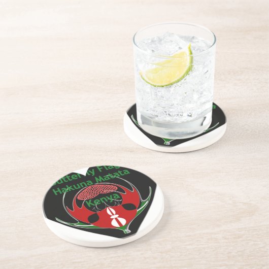 Dessous De Verre En Grès Kenya (Côté)