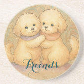 Dessous De Verre En Grès Kindred Paws (Devant)