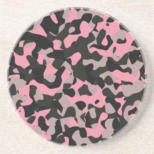 Dessous De Verre En Grès Kitty Camo (Devant)