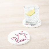 Dessous De Verre En Grès Kitty Love (Côté)