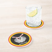 Dessous De Verre En Grès Klette à bord - folklore belge (Côté)