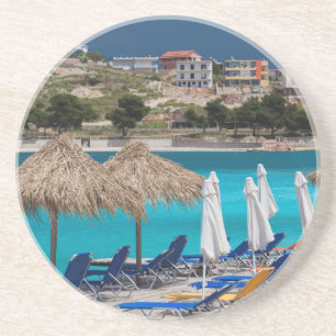 Dessous De Verre En Grès Ksamil, bord de mer