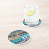 Dessous De Verre En Grès Ksamil, bord de mer (Côté)