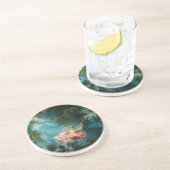 Dessous De Verre En Grès La Balançoire Fragonard (Côté)