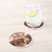 Dessous De Verre En Grès La belle Vierge de Raphaël (Côté)