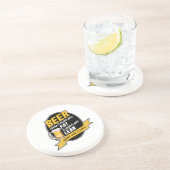 Dessous De Verre En Grès La Bière Vous Rend Lean (Côté)
