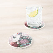 Dessous De Verre En Grès la cage aux oiseaux (Côté)