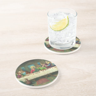 Dessous De Verre En Grès La Cène à l'origine de Léonard de Vinci