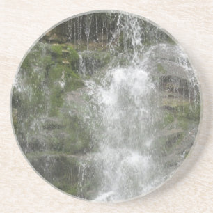Dessous De Verre En Grès La Chute cascade dans le parc national Forillon