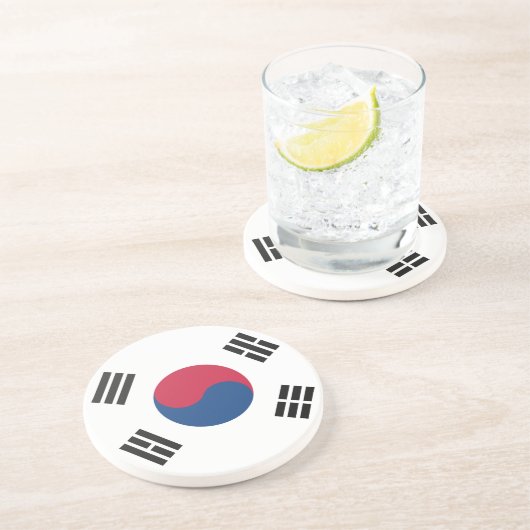 Dessous De Verre En Grès La Corée du Sud (Côté)