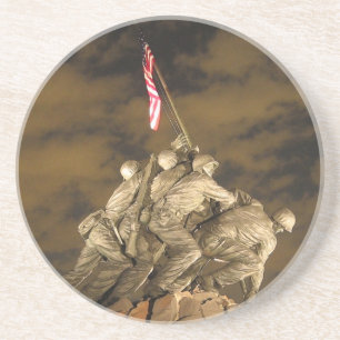 Dessous De Verre En Grès La deuxième guerre mondiale Iwo Jima Arlington
