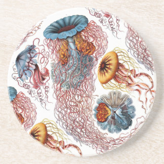 Dessous De Verre En Grès La disco Medusae d'Ernst Haeckel