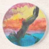 Dessous De Verre En Grès La fille (Devant)