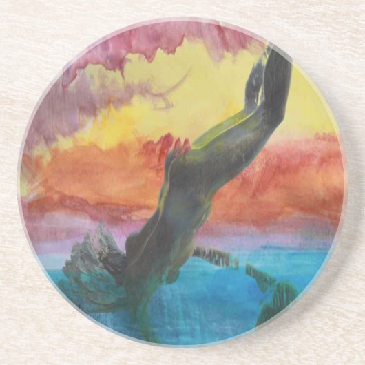 Dessous De Verre En Grès La fille (Devant)