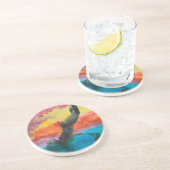 Dessous De Verre En Grès La fille (Côté)