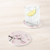 Dessous De Verre En Grès la fleur antique 6 des fernandes élégants (Côté)