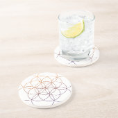 Dessous De Verre En Grès La géométrie sacrée (Côté)