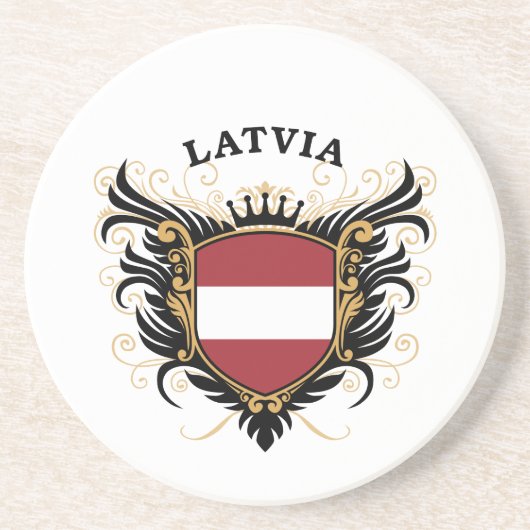 Dessous De Verre En Grès La Lettonie (Devant)
