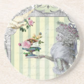 Dessous De Verre En Grès La Lettre D’amour (Devant)