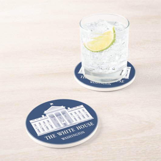 DESSOUS DE VERRE EN GRÈS LA MAISON BLANCHE (Côté)