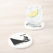 Dessous De Verre En Grès La Montée Est Mon Heureuse Heure (Côté)