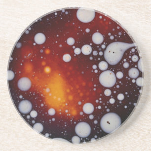 Dessous De Verre En Grès La naissance des étoiles dans un liquide Abstrait