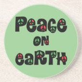 Dessous De Verre En Grès La Paix sur Terre Noël (Devant)