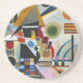 Dessous De Verre En Grès La peinture Abstraite de Kandinsky (Devant)