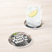 Dessous De Verre En Grès La photo de Digitals personnalisée par coutume (Côté)